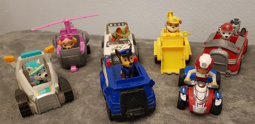 Paw patrol vehicle set 7 - paw,
