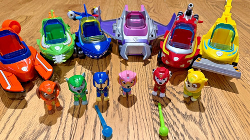 Paw patrol aqua pups full - pups,